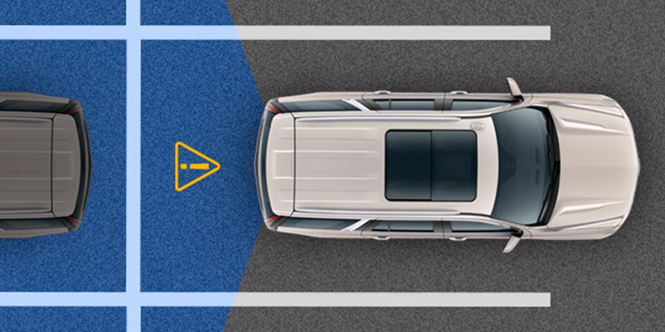 2023 Cadillac Escalade Rear Park Assist feature.