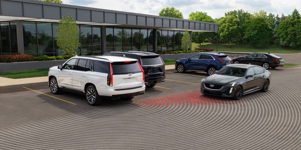 2023 Cadillac Escalade Cross Traffic Alert.