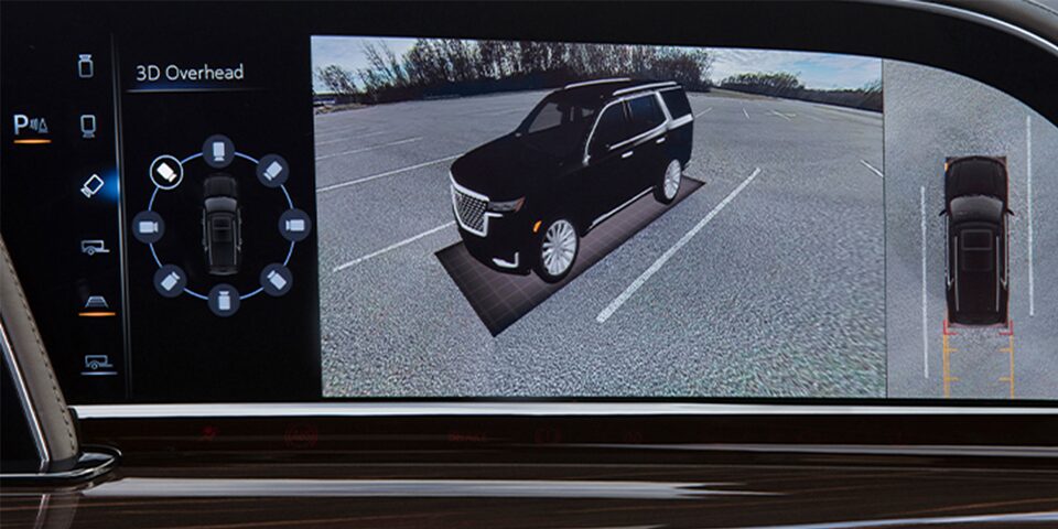 2023 Cadillac Escalade HD Surround Vision feature.
