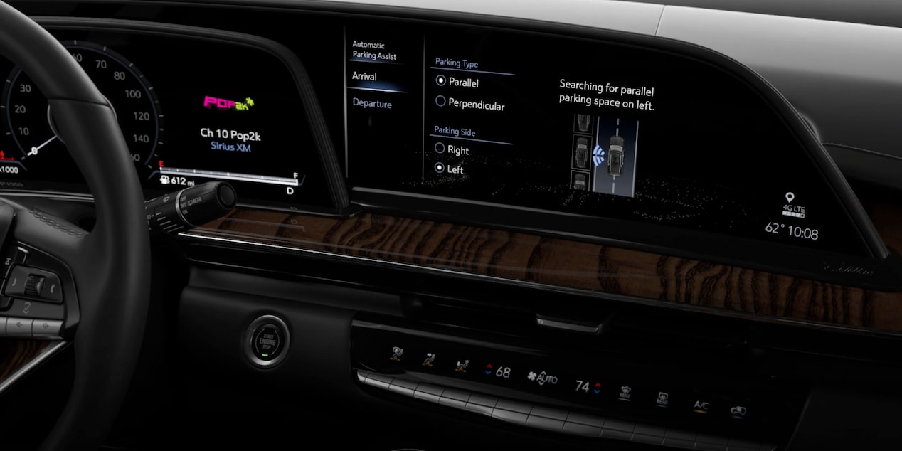 2023 Escalade featuring Enhanced Automatic Parking Assist feature.