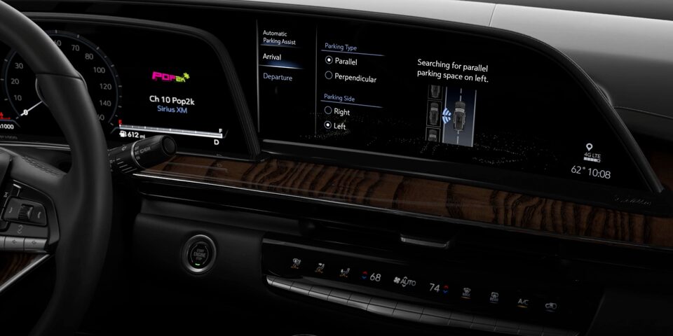 2023 Escalade featuring Enhanced Automatic Parking Assist feature.