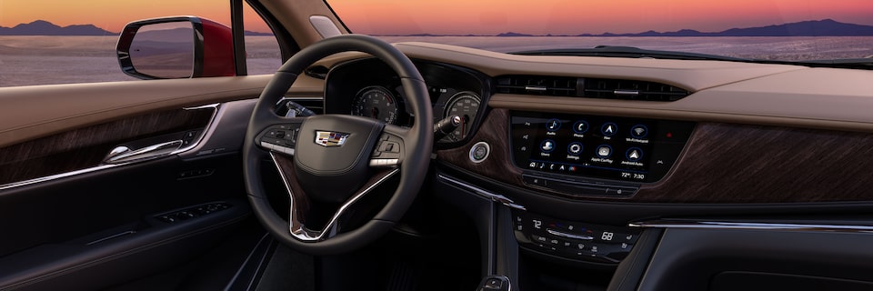 2023 Cadillac XT6 front interior.