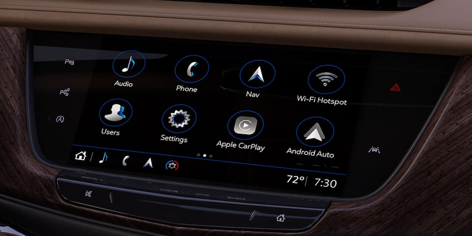 Groupe technologie du Cadillac XT6 2023.