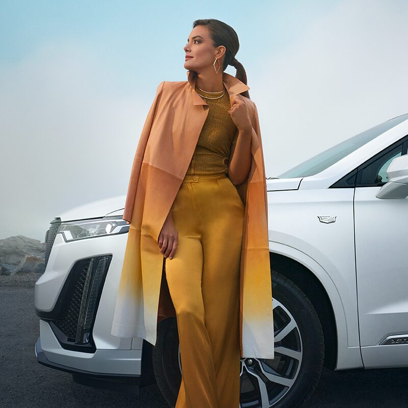 2024 Cadillac front end view.