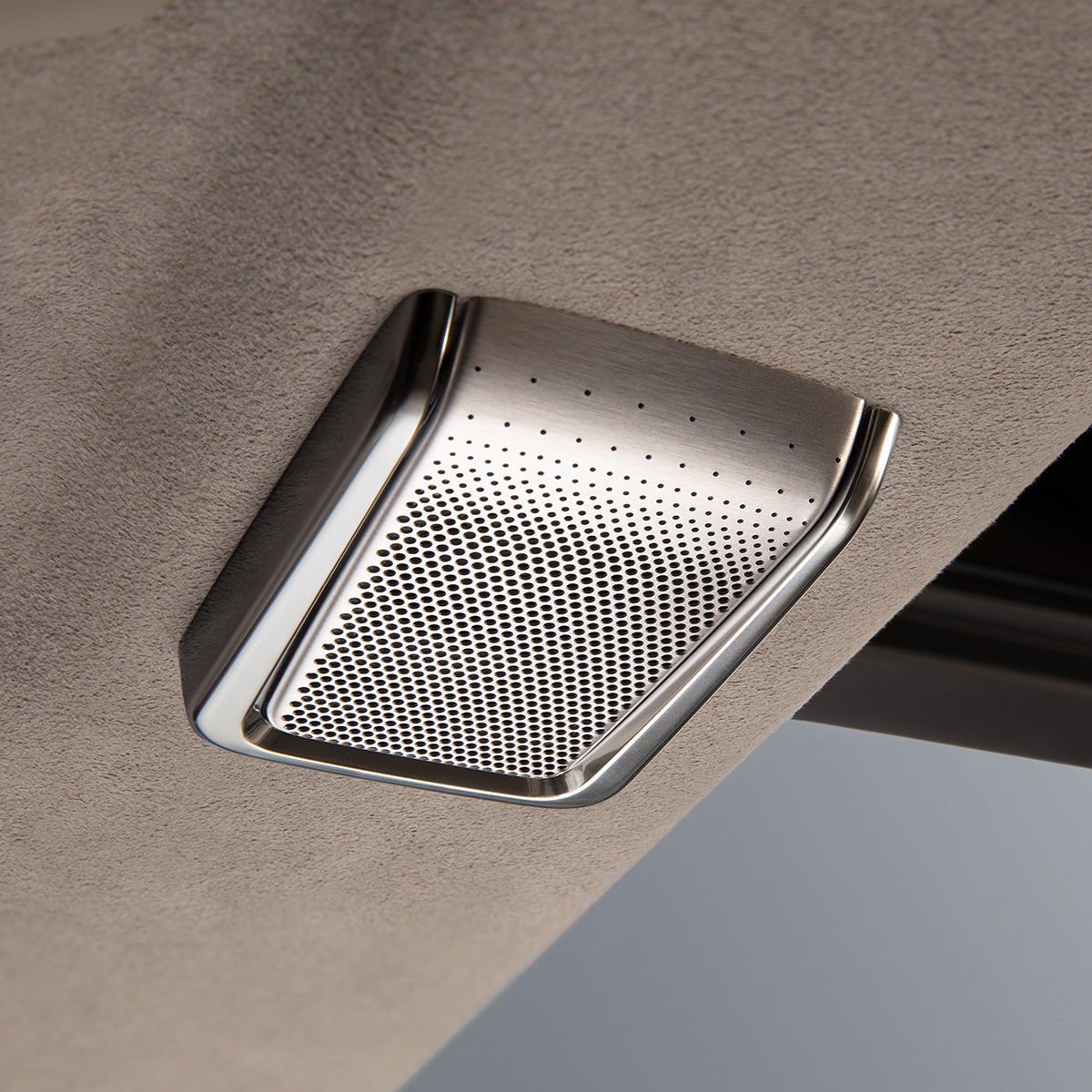 Close up view of the Interior Microphones inside the 2026 Cadillac Escalade.