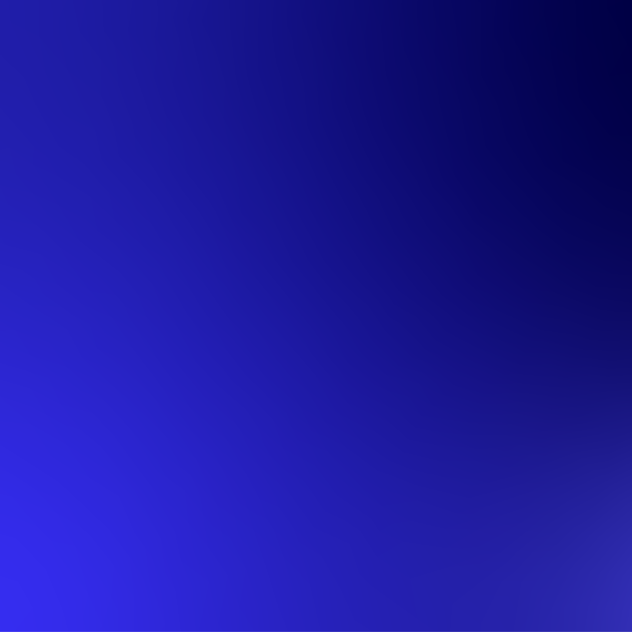 Blue gradient background.