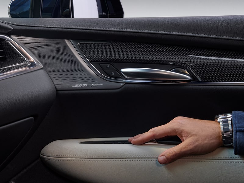 Bose audio system on the 2026 Cadillac XT5 luxury SUV.