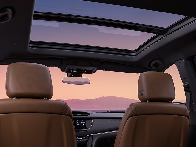 Ultraview sunroof on the 2026 Cadillac XT5 luxury SUV.