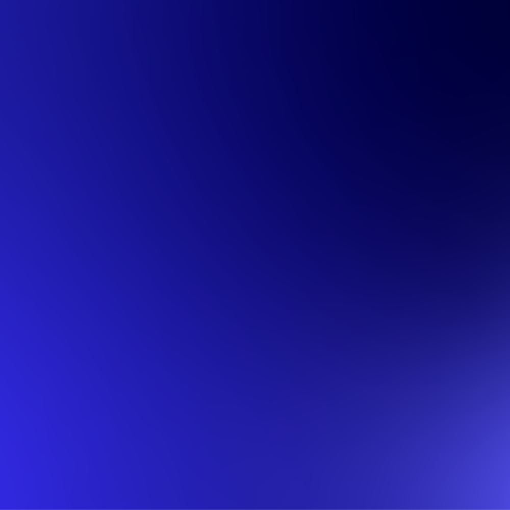 Blue gradient background.