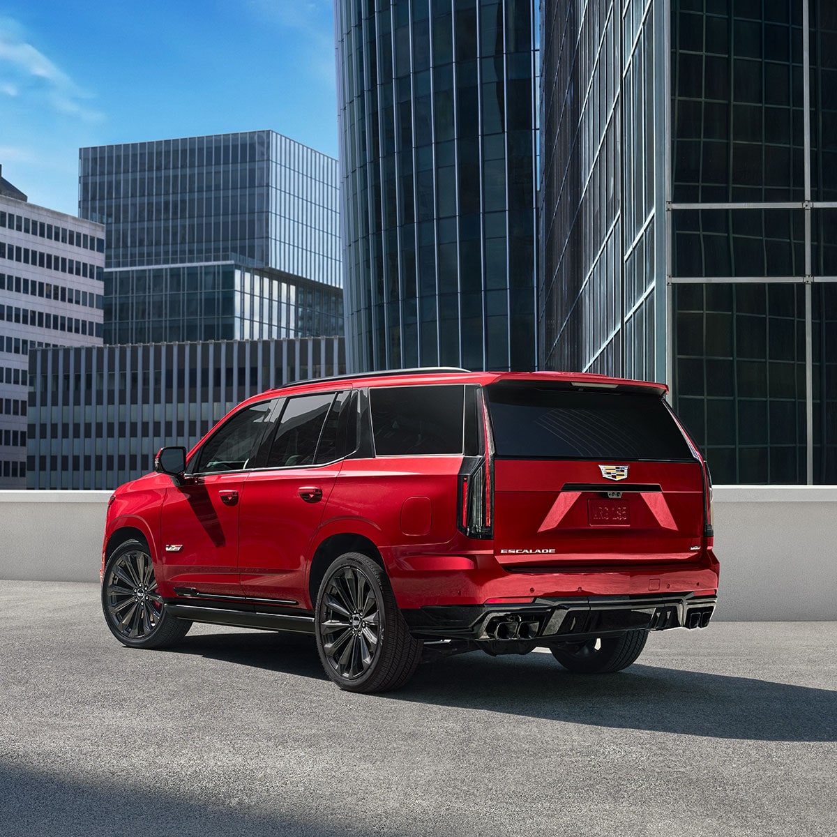 Détail extérieur du Cadillac Escalade-V 2027