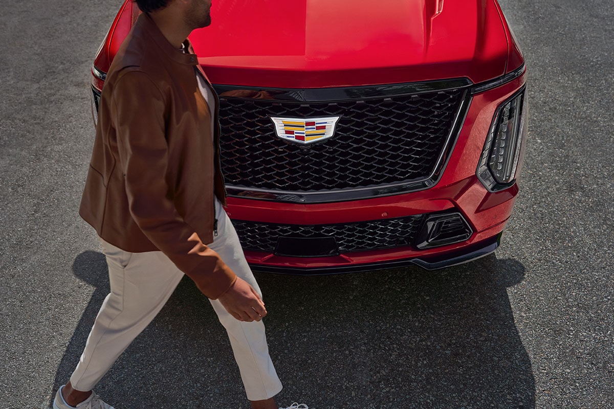 Détail extérieur du Cadillac Escalade-V 2027