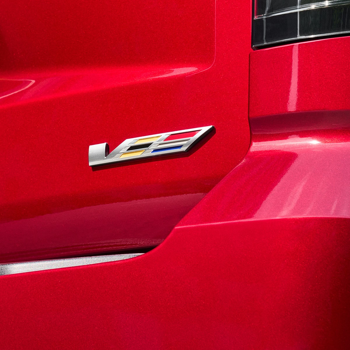 Détail extérieur du Cadillac Escalade-V 2027