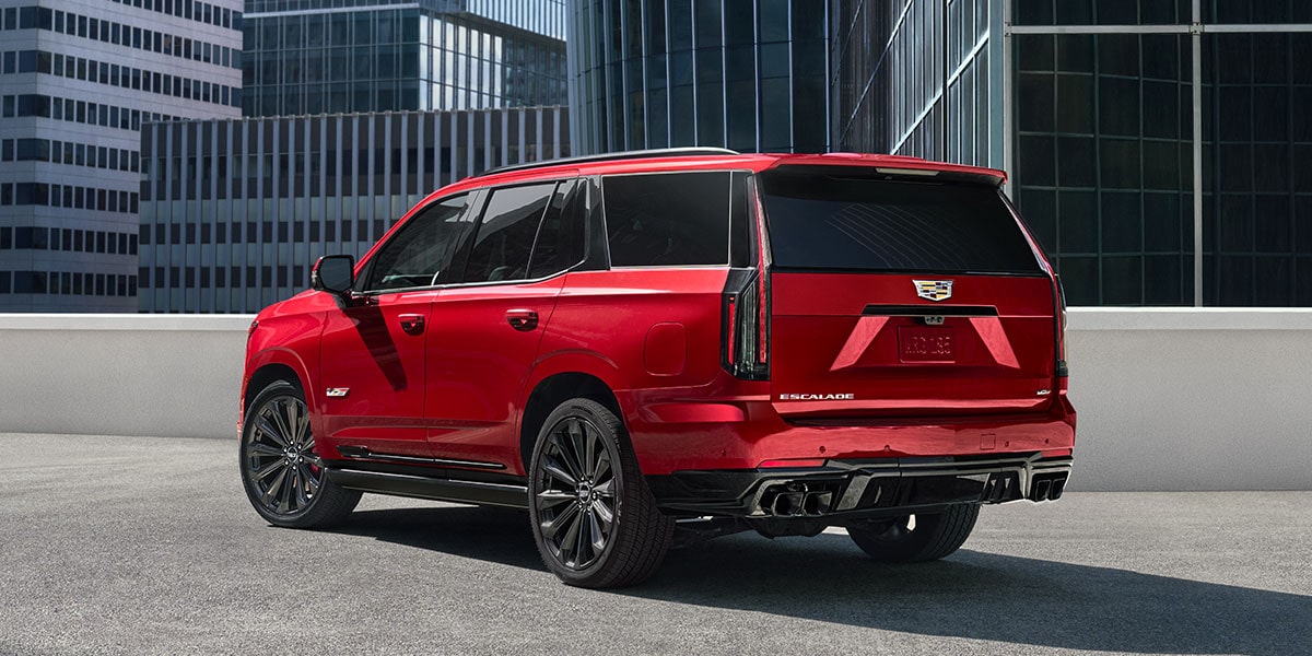 Détail extérieur du Cadillac Escalade-V 2027