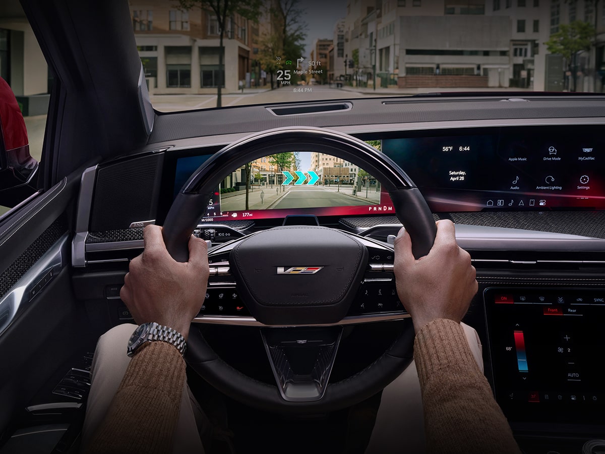 Affichage tête haute en couleur du Cadillac Escalade-V 2027