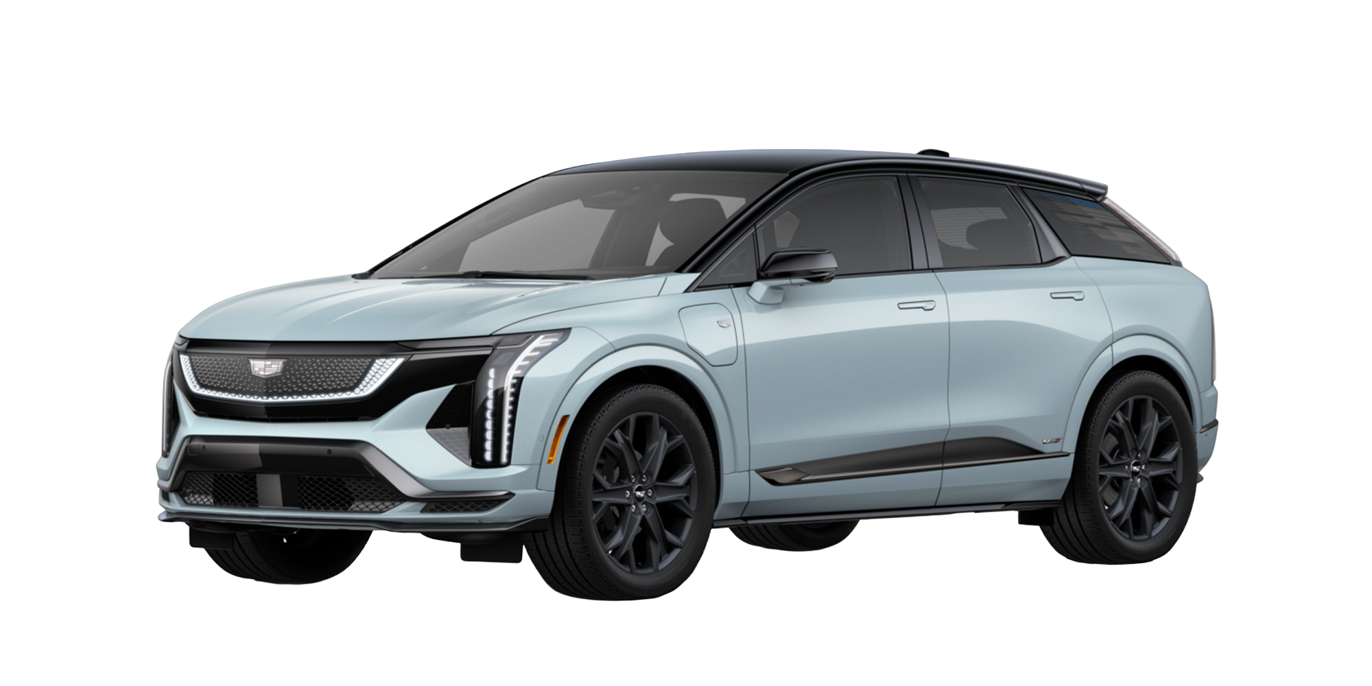 Side view of the 2026 Cadillac OPTIQ-V.
