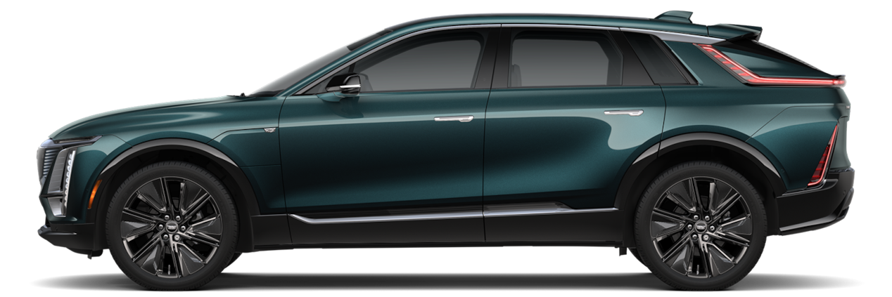 Side view of the 2026 Cadillac LYRIQ.
