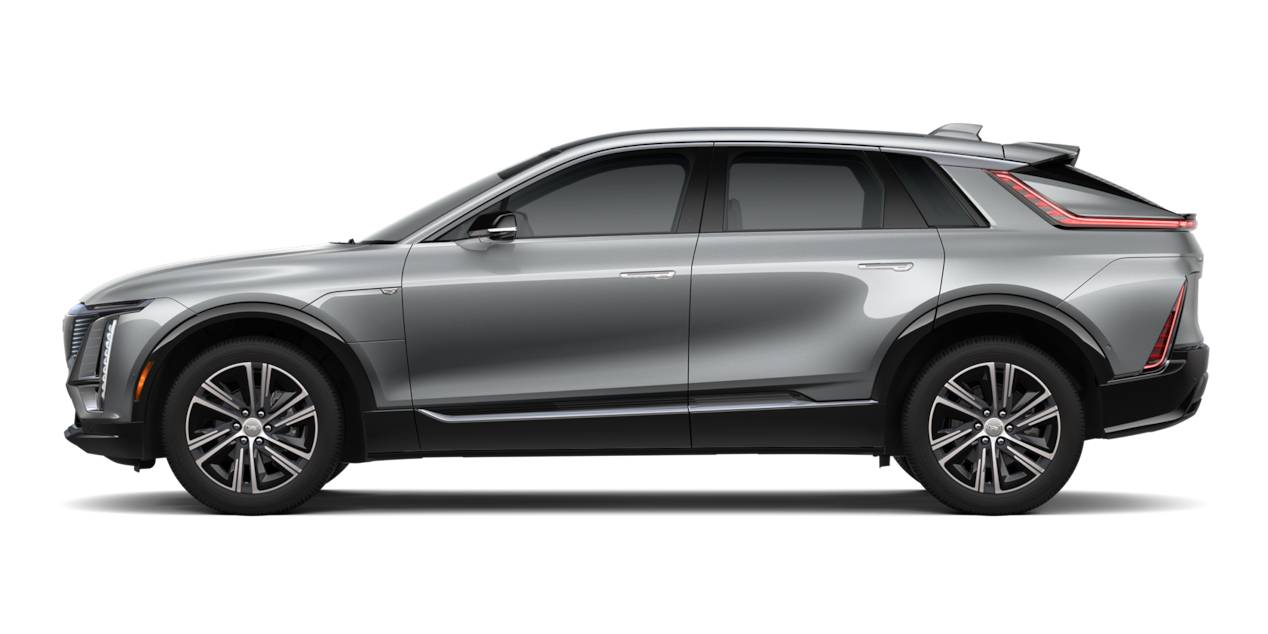 Side view of the 2026 Cadillac LYRIQ Luxury.