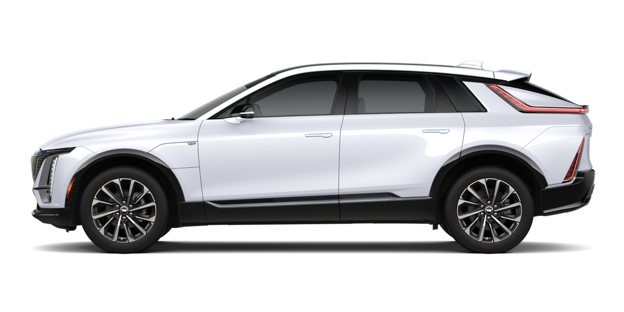 Side view of the 2026 Cadillac LYRIQ Premium Sport.