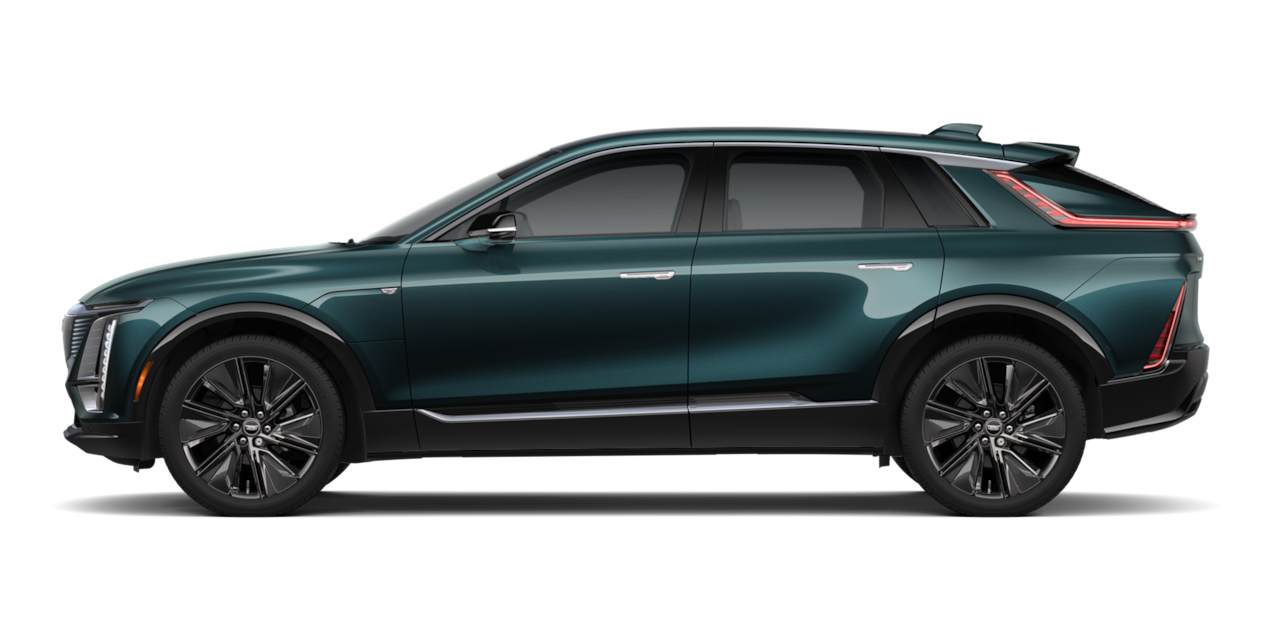 Side view of the 2026 Cadillac LYRIQ  Signature Luxury.