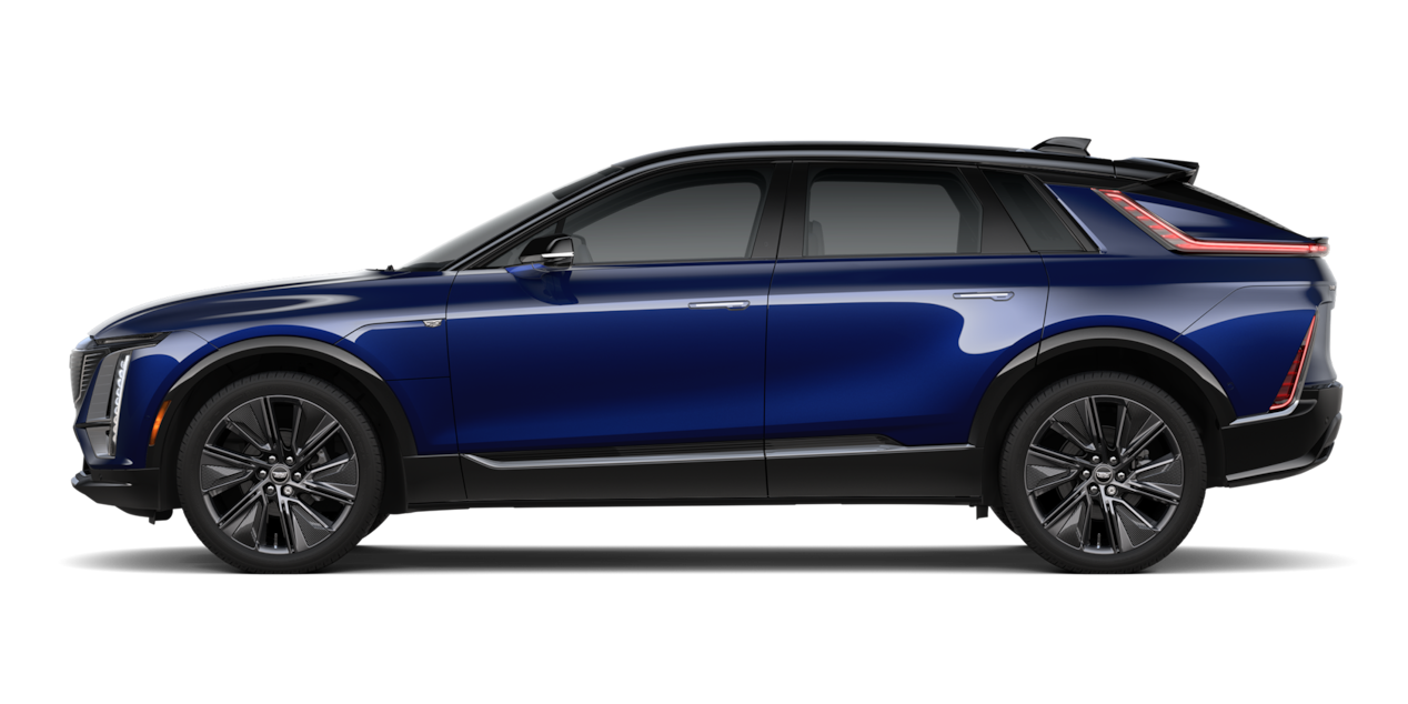 Side view of the 2026 Cadillac LYRIQ Signature Sport.