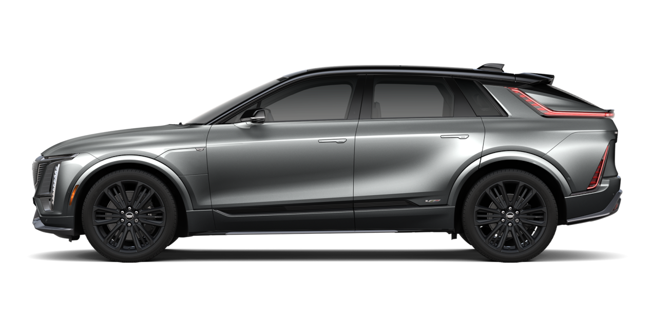 Side view of the 2026 Cadillac LYRIQ-V Premium.