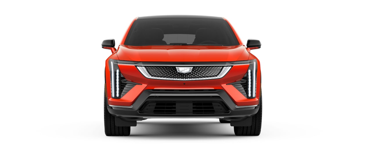 Vue avant du VUS électrique OPTIQ 2026.