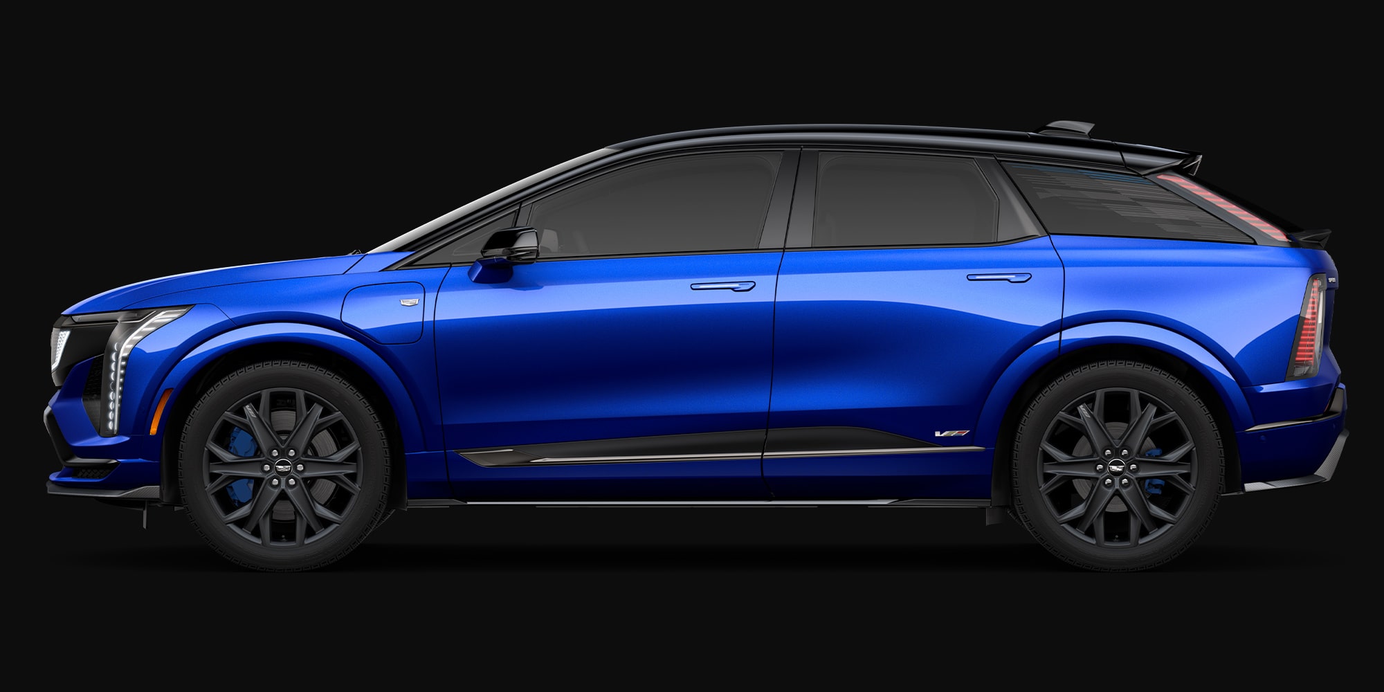 Side view of the 2026 Cadillac OPTIQ-V.