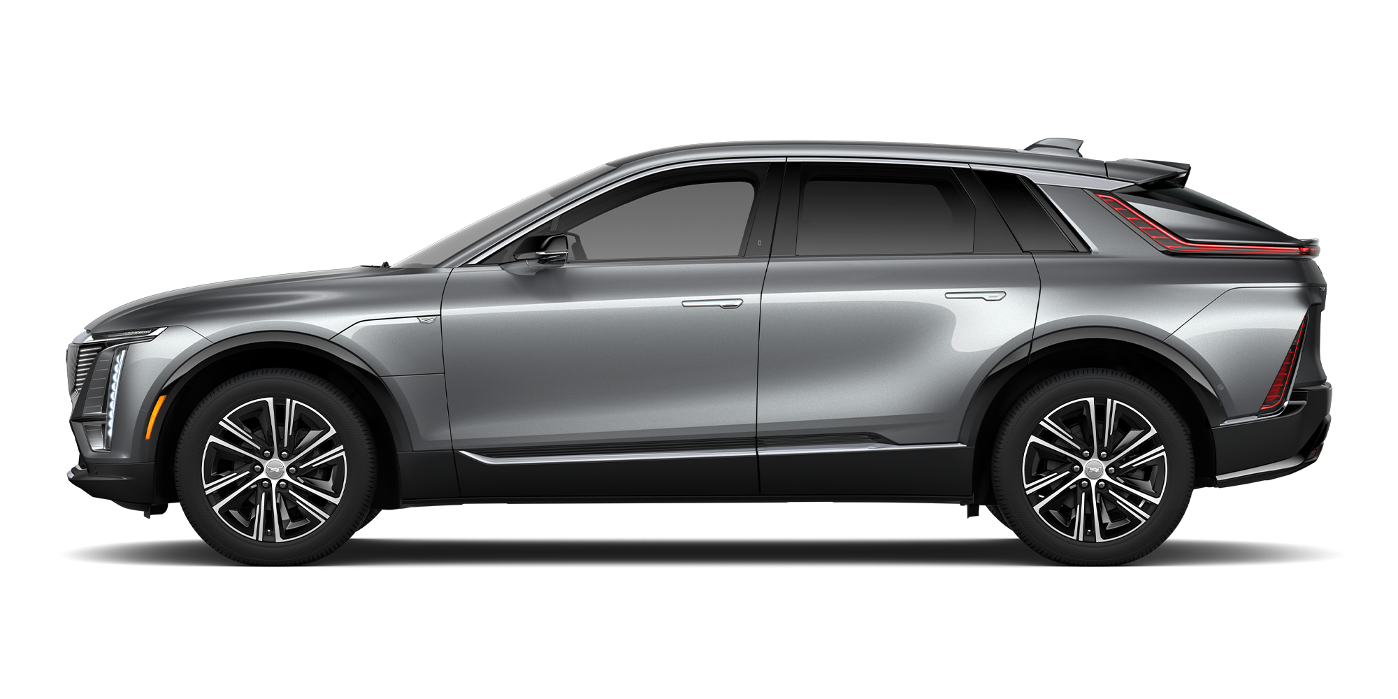 2027 Cadillac LYRIQ Luxury With a Front Three-Quarter Exterior View.