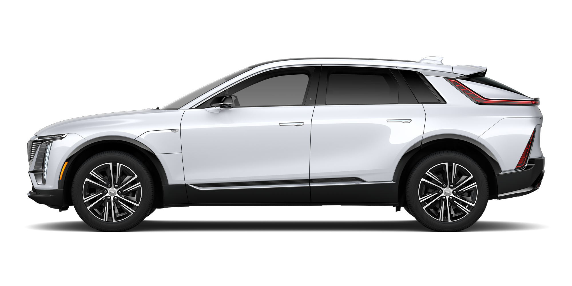 2027 Cadillac LYRIQ Premium Luxury With a Front Three-Quarter Exterior View.