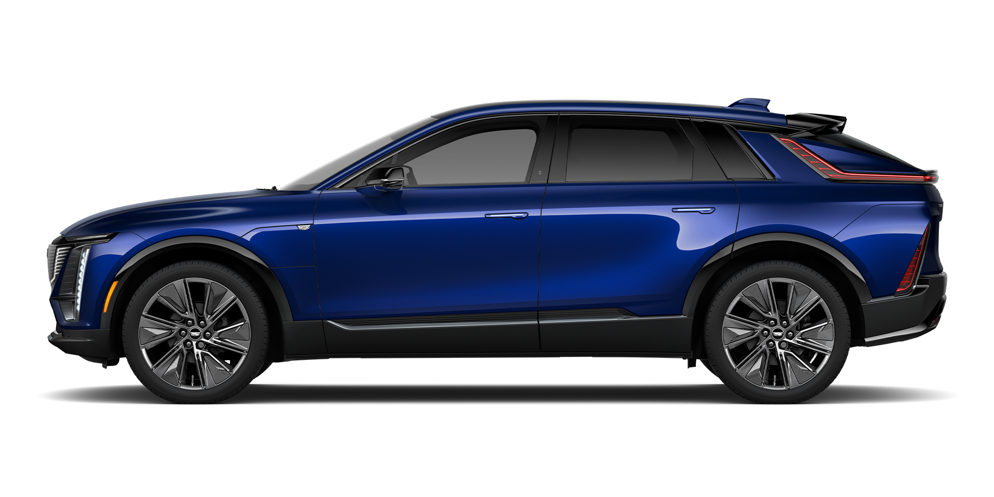 2027 Cadillac LYRIQ Signature Sport With a Front Three-Quarter Exterior View.