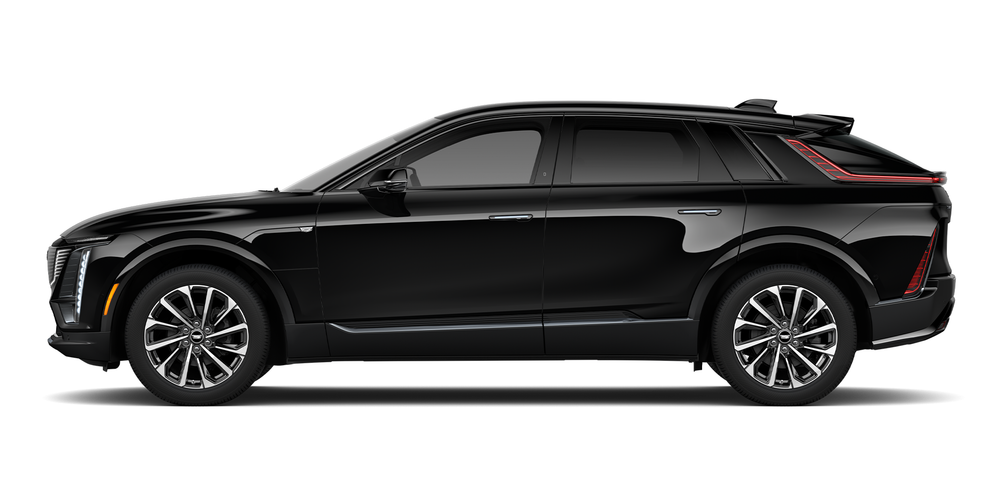 2027 Cadillac LYRIQ Sport With a Front Three-Quarter Exterior View.