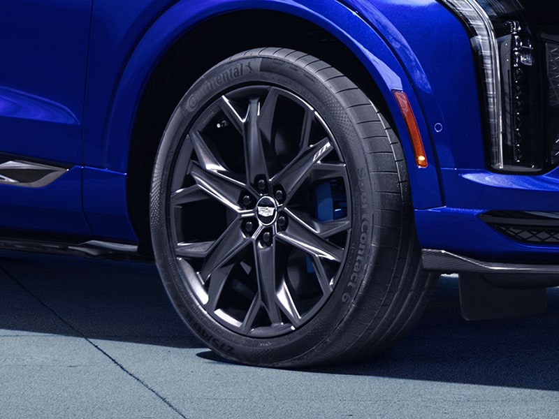The Cadillac OPTIQ-V's Steering Wheel