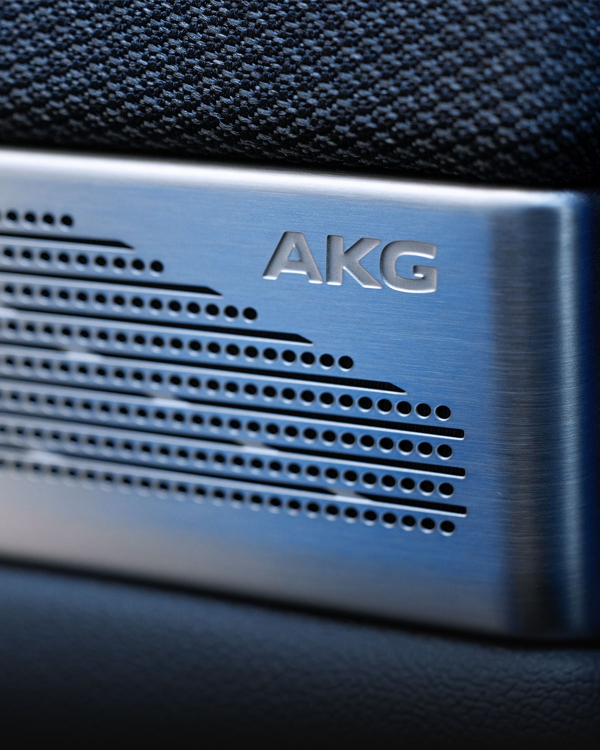 Close-up View of the OPTIQ-V AKG Studio Audio Speaker
