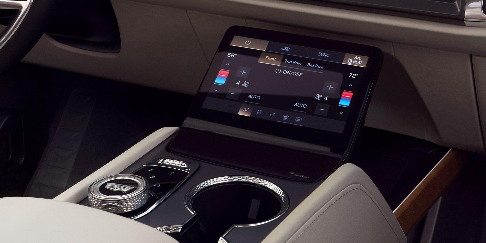Passenger Seat View of the 2027 VISTIQ Driver Side and Light Interior Cabin.
