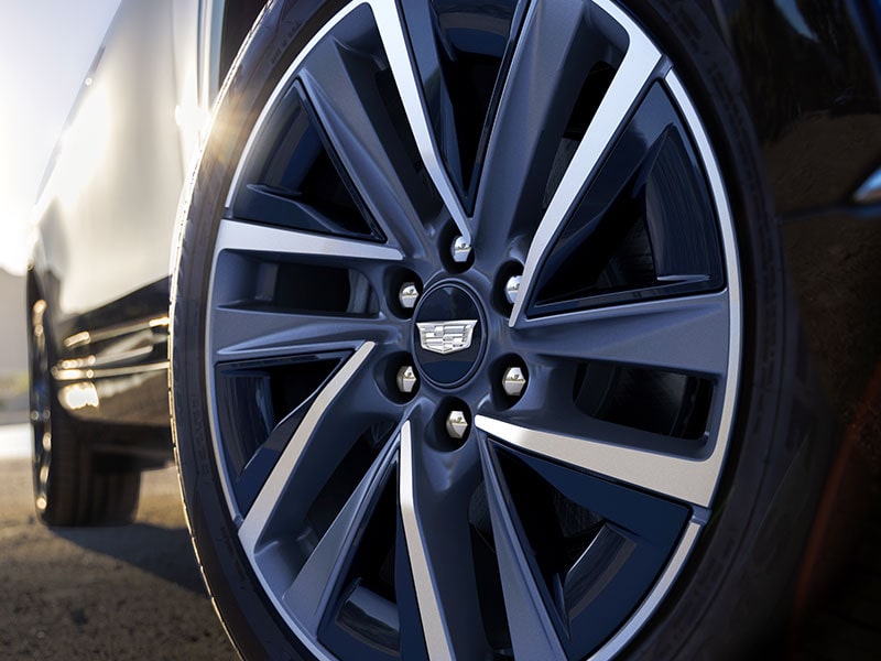 Close-up of the 2027 Cadillac VISTIQ Wheel.