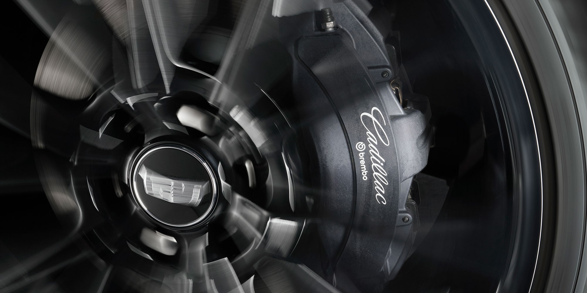Close-up of the 2027 VISTIQ Brembo Brakes in the Wheel.