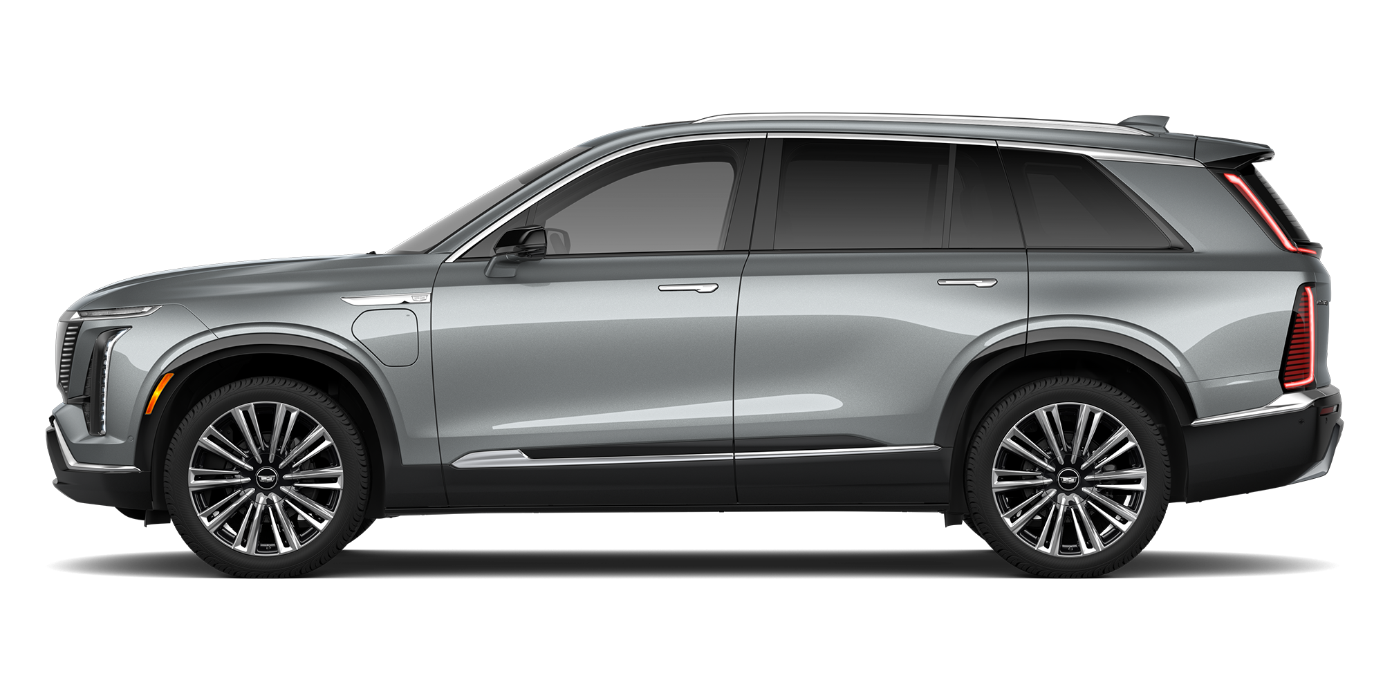 Side View of the 2027 Cadillac VISTIQ Premium Luxury.