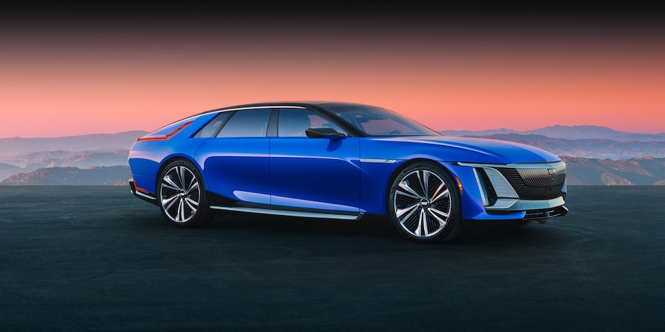 The Cadillac CELESTIQ all-electric luxury sedan.