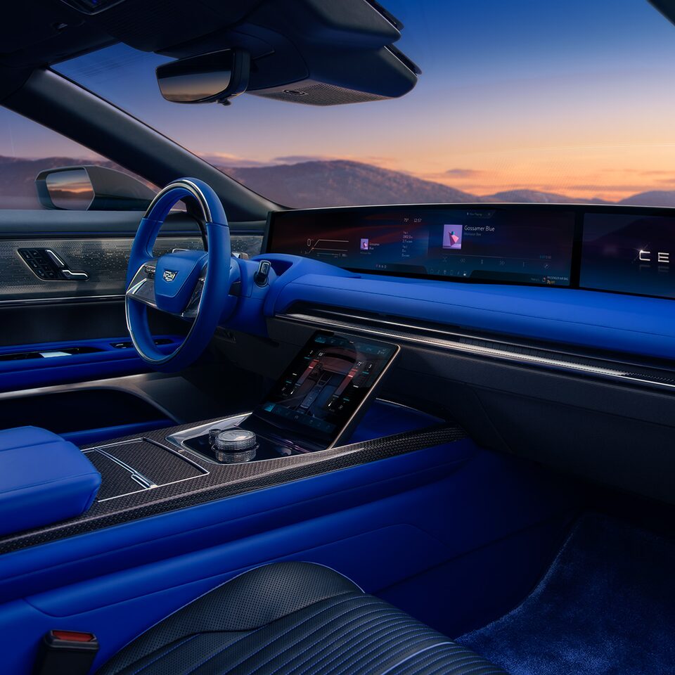 Interior of the Cadillac CELESTIQ.