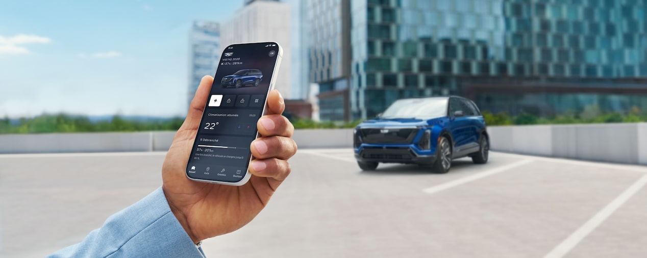 La vie en VÉ Cadillac : recharge publique.