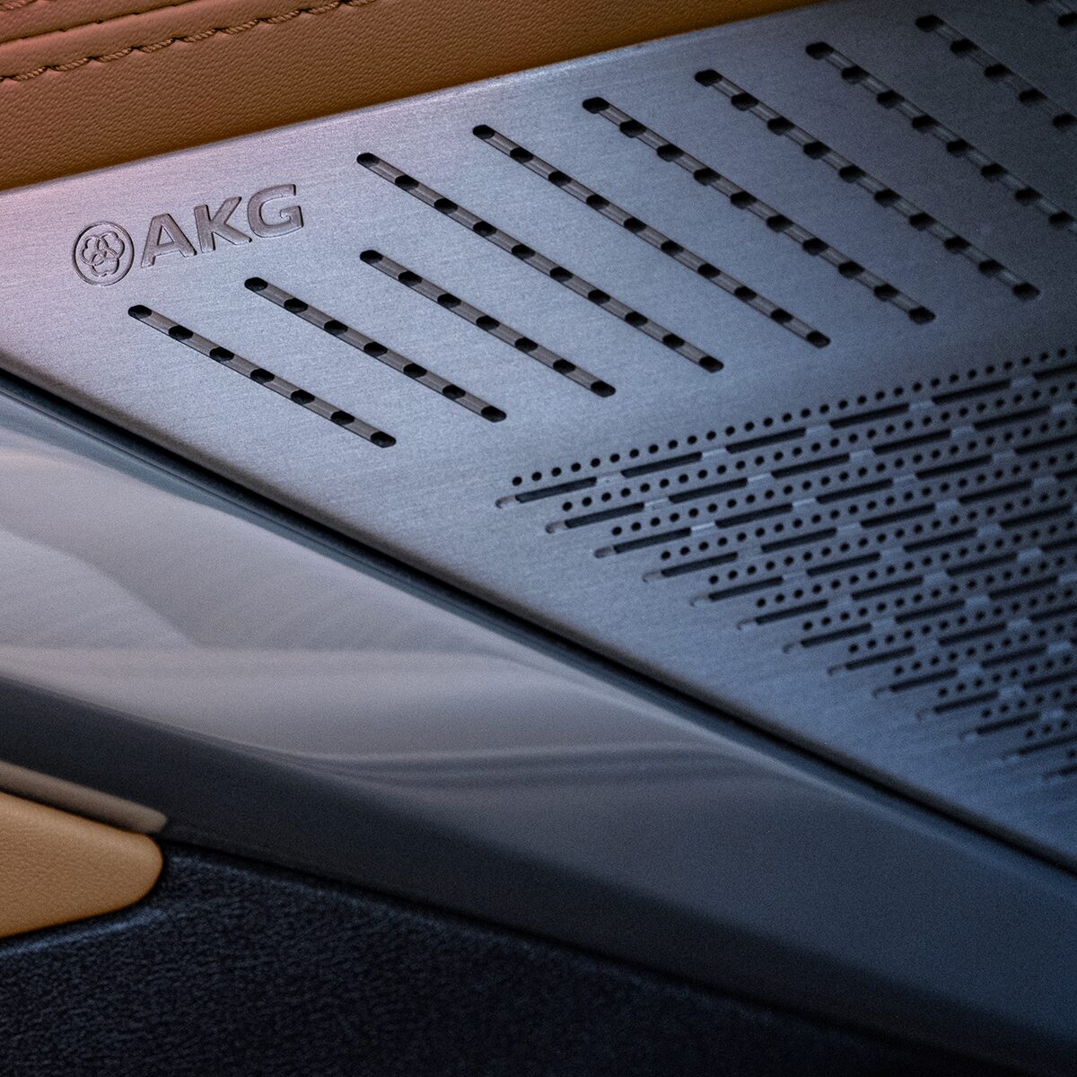 Vue rapprochée d’un haut-parleur du système sonore du Cadillac Escalade IQ.