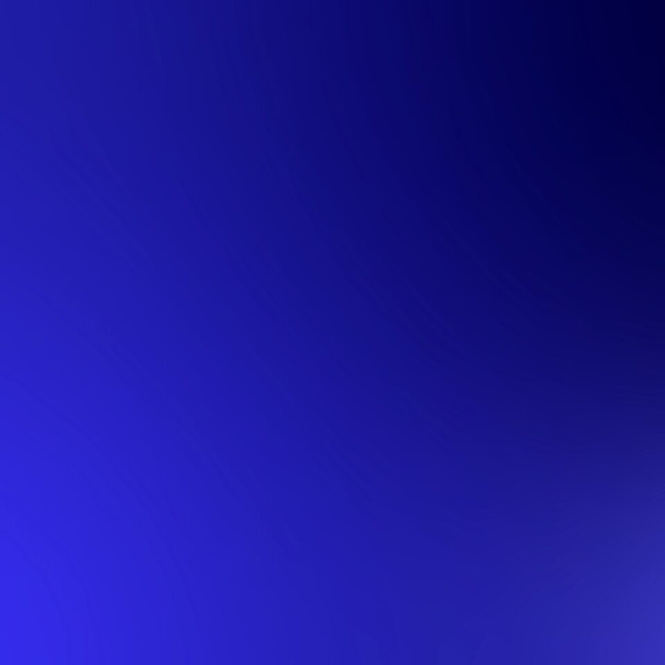 Blue gradient background.