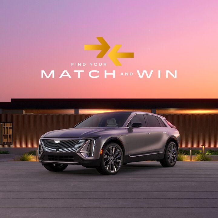 Your Chance to Win a New Cadillac.
