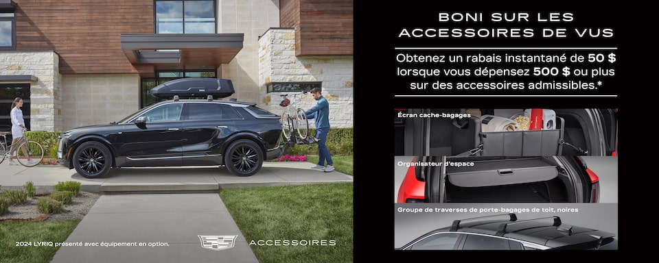 BONI SUR LES ACCESSOIRES DE VUS