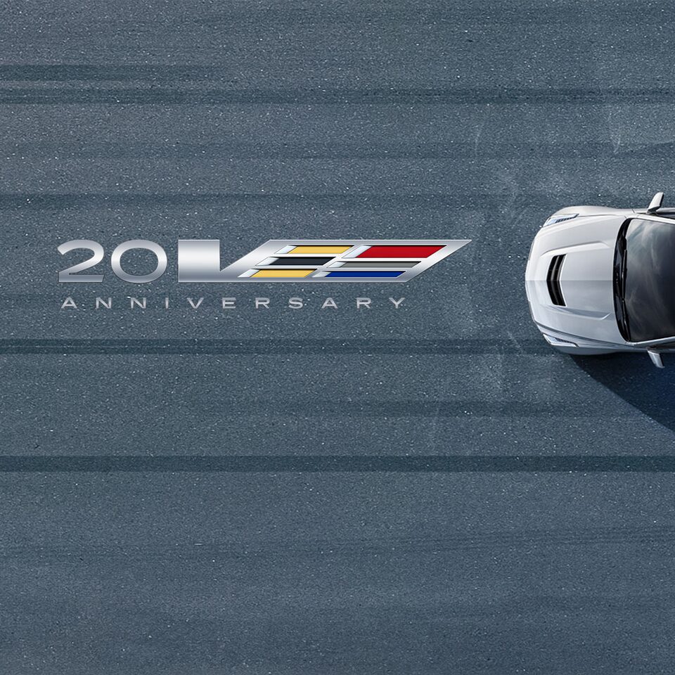 Célébrations du 20e anniversaire de la série V de Cadillac.