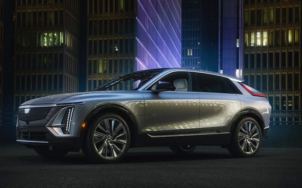 Cadillac LYRIQ entièrement électrique.