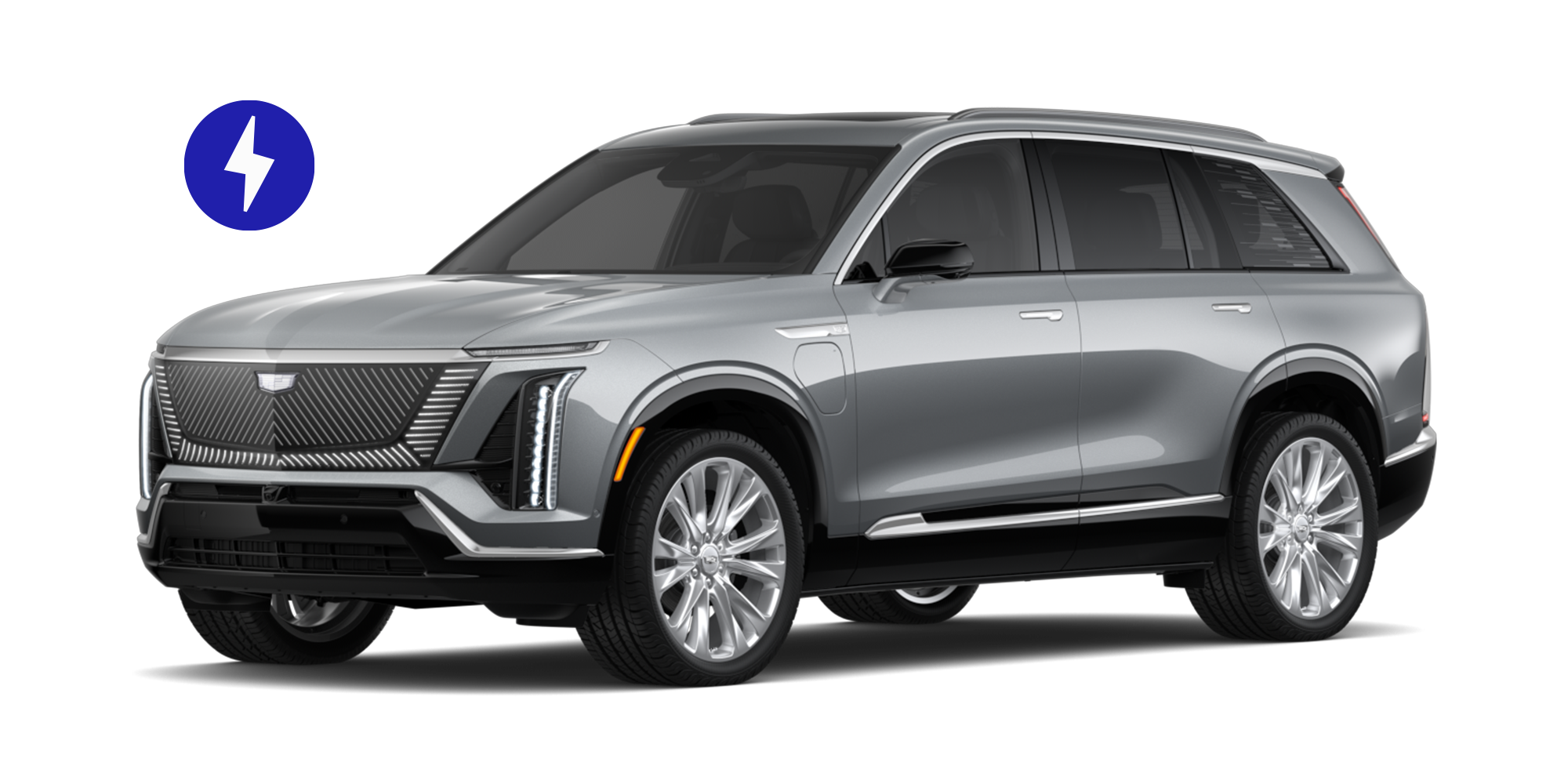 Side view of the 2026 Cadillac VISTIQ.
