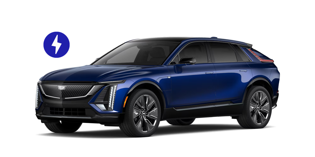 Three-quarter View of the Cadillac LYRIQ