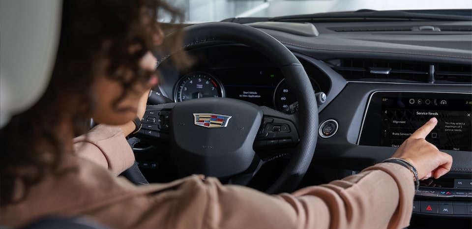 Cadillac Premium Care Maintenance: Touchscreen Display.