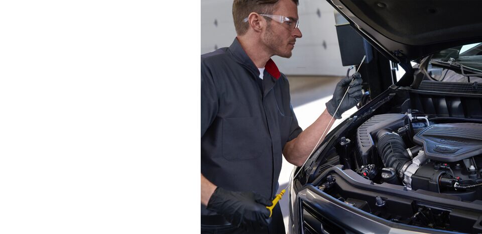 Programme d'entretien privilégié Cadillac : Vidange d'huile.